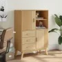 Aparador OLDEN madera maciza de pino marrón 85x43x125 cm de , Aparadores - Ref: Foro24-358615, Precio: 295,41 €, Descuento: %