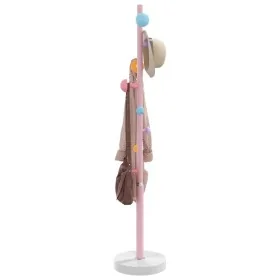 Perchero de hierro con recubrimiento en polvo rosa 172 cm by , Hat and coat racks - Ref: Foro24-377097, Price: 46,81 €, Disco...