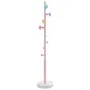 Perchero de hierro con recubrimiento en polvo rosa 172 cm de , Percheros para sombreros y abrigos - Ref: Foro24-377097, Preci...
