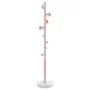 Perchero de hierro con recubrimiento en polvo rosa 172 cm de , Percheros para sombreros y abrigos - Ref: Foro24-377097, Preci...