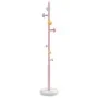 Perchero de hierro con recubrimiento en polvo rosa 172 cm de , Percheros para sombreros y abrigos - Ref: Foro24-377097, Preci...