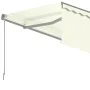 Toldo retráctil automático con persiana crema 5x3 m de , Toldos - Ref: Foro24-3069467, Precio: 527,18 €, Descuento: %