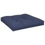 Cojín para sofá de palets de tela azul marino 80x80x12 cm de , Cojines para sillas y sofás - Ref: Foro24-377897, Precio: 38,2...