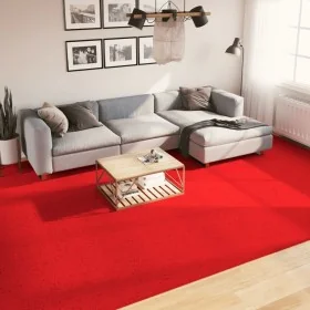 Alfombra de pelo corto OVIEDO rojo 300x400 cm de , Alfombras - Ref: Foro24-375630, Precio: 214,46 €, Descuento: %