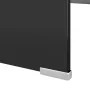 Soporte para TV/Elevador monitor cristal negro 120x30x13 cm de , Muebles TV - Ref: Foro24-244141, Precio: 126,55 €, Descuento: %