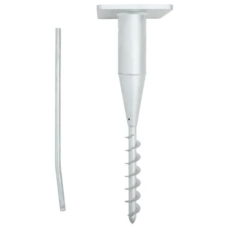 Base para sombrilla enterrada con varilla acero 16x16x52 cm de , Bases para sombrillas - Ref: Foro24-4003369, Precio: 36,03 €...