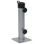 Base de sombrilla para mástil Ø38/48 mm acero plateado de , Bases para sombrillas - Ref: Foro24-4003374, Precio: 21,27 €, Des...