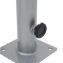 Base de sombrilla para mástil Ø38/48 mm acero plateado de , Bases para sombrillas - Ref: Foro24-4003374, Precio: 21,27 €, Des...