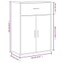 Aparador madera de ingeniería roble Sonoma 60x30x84 cm by , Sideboards - Ref: Foro24-840494, Price: 79,40 €, Discount: %