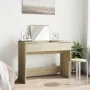 Tocador con espejo color roble Sonoma 100x45x76 cm de , Tocadores para dormitorios - Ref: Foro24-840697, Precio: 107,77 €, De...