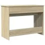 Tocador con espejo color roble Sonoma 100x45x76 cm de , Tocadores para dormitorios - Ref: Foro24-840697, Precio: 107,77 €, De...