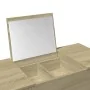 Tocador con espejo color roble Sonoma 100x45x76 cm de , Tocadores para dormitorios - Ref: Foro24-840697, Precio: 107,77 €, De...