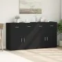 Aparadores 2 unidades madera de ingeniería negro 79x38x80 cm de , Aparadores - Ref: Foro24-3276617, Precio: 208,85 €, Descuen...