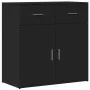 Aparadores 2 unidades madera de ingeniería negro 79x38x80 cm de , Aparadores - Ref: Foro24-3276617, Precio: 208,85 €, Descuen...