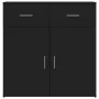 Aparadores 2 unidades madera de ingeniería negro 79x38x80 cm de , Aparadores - Ref: Foro24-3276617, Precio: 208,85 €, Descuen...