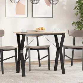 Patas de mesa de comedor estructura Y acero 80x40x73 cm by , Table legs - Ref: Foro24-357933, Price: 64,75 €, Discount: %