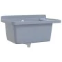 Fregadero lavabo de pared resina gris 60x40x28 cm de , Fregaderos - Ref: Foro24-4002798, Precio: 88,21 €, Descuento: %