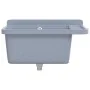Fregadero lavabo de pared resina gris 60x40x28 cm de , Fregaderos - Ref: Foro24-4002798, Precio: 88,21 €, Descuento: %