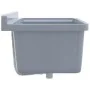 Fregadero lavabo de pared resina gris 60x40x28 cm de , Fregaderos - Ref: Foro24-4002798, Precio: 88,21 €, Descuento: %