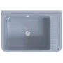 Fregadero lavabo de pared resina gris 60x40x28 cm de , Fregaderos - Ref: Foro24-4002798, Precio: 88,21 €, Descuento: %