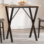 Patas de mesa de comedor estructura X acero 60x40x73 cm de , Patas para mesas - Ref: Foro24-357906, Precio: 47,83 €, Descuent...