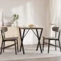 Patas de mesa de comedor estructura X acero 60x40x73 cm de , Patas para mesas - Ref: Foro24-357906, Precio: 47,83 €, Descuent...