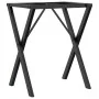 Patas de mesa de comedor estructura X acero 60x40x73 cm de , Patas para mesas - Ref: Foro24-357906, Precio: 47,83 €, Descuent...