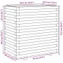 Jardinera madera maciza de abeto Douglas 70x40x72,5 cm de , Maceteros y jardineras - Ref: Foro24-3282592, Precio: 177,83 €, D...