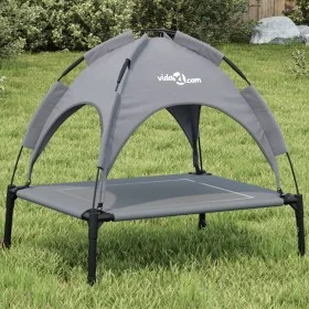 Cama para perros con dosel antracita tela oxford y acero de , Camas para perros - Ref: Foro24-172596, Precio: 30,43 €, Descue...