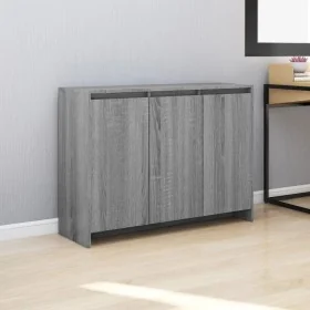 Aparador de madera de ingeniería gris Sonoma 102x33x75 cm by , Sideboards - Ref: Foro24-813015, Price: 101,22 €, Discount: %