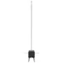 Estufa leña de tienda con chimenea patas plegables acero negro de , Chimeneas - Ref: Foro24-4005748, Precio: 148,39 €, Descue...