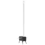 Estufa leña de tienda con chimenea patas plegables acero negro de , Chimeneas - Ref: Foro24-4005748, Precio: 148,39 €, Descue...