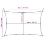 Toldo de vela HDPE marrón 160 g/m² 3x4 m de , Sombrillas - Ref: Foro24-311787, Precio: 31,98 €, Descuento: %