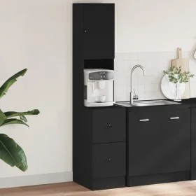 Mueble de cocina madera de ingeniería negro 35x50x180 cm de , Armarios de cocina - Ref: Foro24-840759, Precio: 115,68 €, Desc...