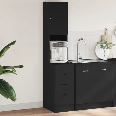 Mueble de cocina madera de ingeniería negro 35x50x180 cm de , Armarios de cocina - Ref: Foro24-840759, Precio: 115,68 €, Desc...