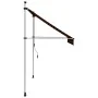 Toldo manual retráctil naranja y marrón 200 cm de , Toldos - Ref: Foro24-145836, Precio: 76,25 €, Descuento: %
