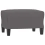Juego de sofás con cojines 3 piezas cuero sintético gris de , Sofás - Ref: Foro24-3202369, Precio: 501,30 €, Descuento: %