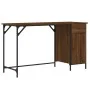 Escritorio ordenador madera ingeniería roble marrón 131x48x75cm by , Desks - Ref: Foro24-836222, Price: 89,43 €, Discount: %