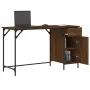 Escritorio ordenador madera ingeniería roble marrón 131x48x75cm by , Desks - Ref: Foro24-836222, Price: 89,43 €, Discount: %