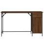 Escritorio ordenador madera ingeniería roble marrón 131x48x75cm by , Desks - Ref: Foro24-836222, Price: 89,43 €, Discount: %