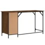 Escritorio ordenador madera ingeniería roble marrón 131x48x75cm by , Desks - Ref: Foro24-836222, Price: 89,43 €, Discount: %