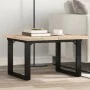Mesa de centro marco O madera maciza pino y acero 60x60x40,5 cm von , Küchen- und Esstische - Ref: Foro24-3282726, Preis: 73,...