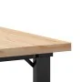 Mesa de centro marco O madera maciza pino y acero 60x60x40,5 cm von , Küchen- und Esstische - Ref: Foro24-3282726, Preis: 73,...