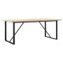 Mesa de comedor marco O madera maciza pino acero 200x100x75,5cm de , Mesas de cocina y de comedor - Ref: Foro24-3282745, Prec...