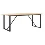 Mesa de comedor marco O madera maciza pino acero 200x100x75,5cm de , Mesas de cocina y de comedor - Ref: Foro24-3282745, Prec...