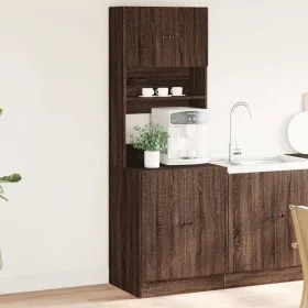 Mueble de cocina madera ingeniería marrón roble 60x50x180 cm de , Armarios de cocina - Ref: Foro24-3276643, Precio: 175,73 €,...