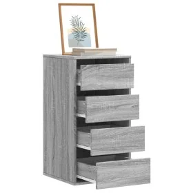 Cajonera de esquina madera ingeniería gris Sonoma 40x41x76 cm by , Drawers - Ref: Foro24-852866, Price: 84,60 €, Discount: %