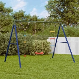 Juego de columpios de exterior con escalera y cuerda de discos de , Columpios y estructuras de juegos - Ref: Foro24-3283604, ...