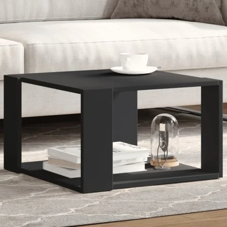 Mesa de centro madera de ingeniería negra 51,5x51,5x30 cm de , Mesas de centro - Ref: Foro24-848137, Precio: 46,91 €, Descuen...
