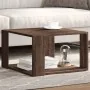 Mesa de centro madera ingeniería marrón roble 51,5x51,5x30 cm de , Mesas de centro - Ref: Foro24-848142, Precio: 43,58 €, Des...